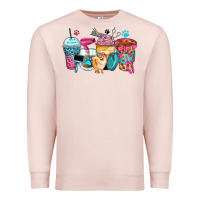 Pale Pink pet groomer coffee cups Premium Sweatshirt - Zillion Design Studio