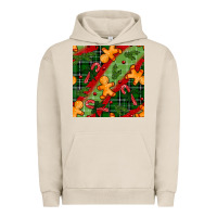 Christmas Gingerbread Man And Candy Cane Seamless Pattern Urban Hoodie | Teevron
