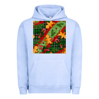 Pigment Grape Ice christmas gingerbread man and candy cane seamless pattern Urban Hoodie - BundleAndBundleShop