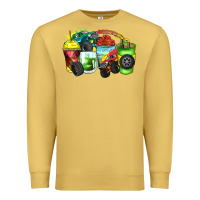 Antique Gold monster truck coffee cups Premium Sweatshirt - Zillion Design Studio