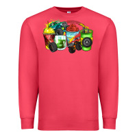 Cardinal monster truck coffee cups Premium Sweatshirt - Zillion Design Studio
