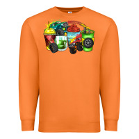 Carrot monster truck coffee cups Premium Sweatshirt - Zillion Design Studio