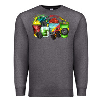 Charcoal Heather monster truck coffee cups Premium Sweatshirt - Zillion Design Studio