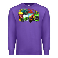 Purple monster truck coffee cups Premium Sweatshirt - Zillion Design Studio