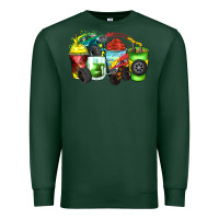 Sports Green monster truck coffee cups Premium Sweatshirt - Zillion Design Studio
