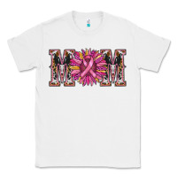 White cancer sunflower mom Classic Tee - RanaPortraitStore