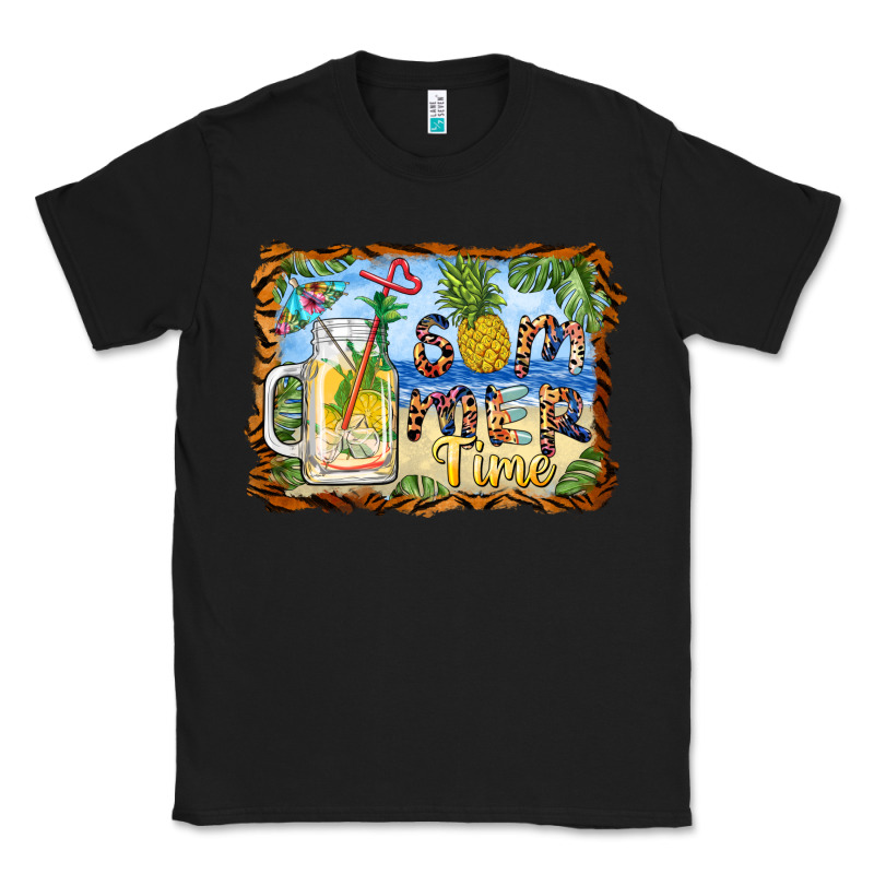 Summer Time Pineapple And  Beach Classic Tee by BarkalooDesign | Teevron