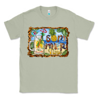 Matcha summer time pineapple and  beach Classic Tee - BarkalooDesign