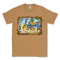Toasted Coconut summer time pineapple and  beach Classic Tee - BarkalooDesign