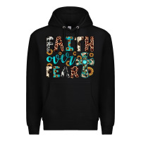 Black faith over fear Premium Hoodie - JahusDesignShop