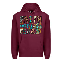 Burgundy faith over fear Premium Hoodie - JahusDesignShop