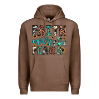 Chestnut faith over fear Premium Hoodie - JahusDesignShop