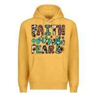 Mustard faith over fear Premium Hoodie - JahusDesignShop
