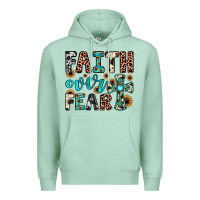 Seafoam faith over fear Premium Hoodie - JahusDesignShop