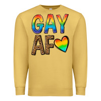 Antique Gold gay af Premium Sweatshirt - texasbilliewilder