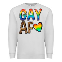 Dove Grey gay af Premium Sweatshirt - texasbilliewilder