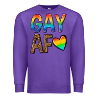Purple gay af Premium Sweatshirt - texasbilliewilder