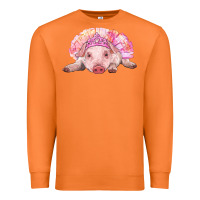 Carrot Balerina Baby Pig With Tutu Premium Sweatshirt - RanaPortraitStore