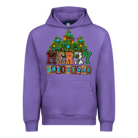 Tulip merry christmas with christmas trees Urban Hoodie - AdoDesignShop