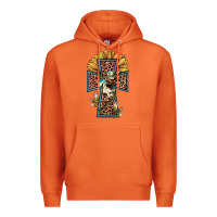 Carrot leopard cross  sunflower Premium Hoodie - JahusDesignShop