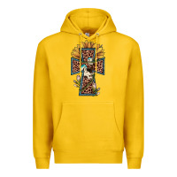 Lemon leopard cross  sunflower Premium Hoodie - JahusDesignShop