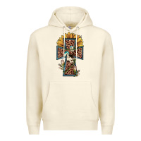 Sandshell leopard cross  sunflower Premium Hoodie - JahusDesignShop