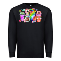 Black unicorn coffee cups Premium Sweatshirt - Zillion Design Studio