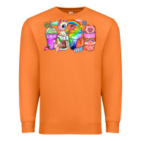 Carrot unicorn coffee cups Premium Sweatshirt - Zillion Design Studio