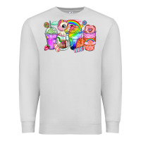Dove Grey unicorn coffee cups Premium Sweatshirt - Zillion Design Studio