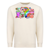 Sandshell unicorn coffee cups Premium Sweatshirt - Zillion Design Studio