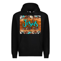 Black jesus loves you Premium Hoodie - JahusDesignShop
