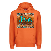 Carrot jesus loves you Premium Hoodie - JahusDesignShop