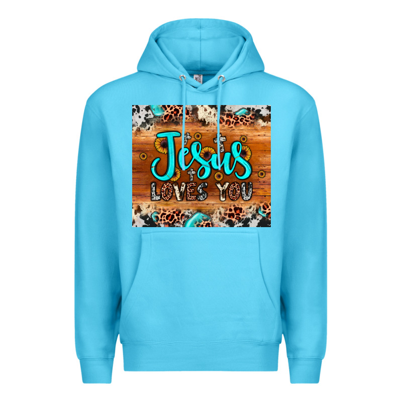 Jesus Loves You Premium Hoodie by JahusDesignShop | Teevron