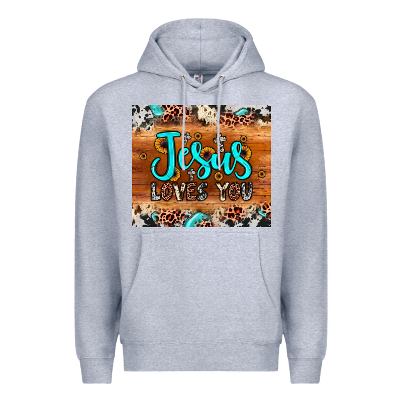 Jesus Loves You Premium Hoodie by JahusDesignShop | Teevron