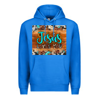 True Royal jesus loves you Premium Hoodie - JahusDesignShop