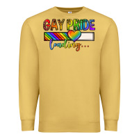 Antique Gold gay pride loading lgbtq Premium Sweatshirt - texasbilliewilder