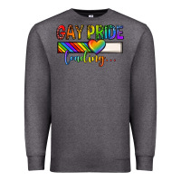 Charcoal Heather gay pride loading lgbtq Premium Sweatshirt - texasbilliewilder