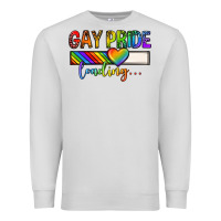 Dove Grey gay pride loading lgbtq Premium Sweatshirt - texasbilliewilder