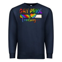 Navy gay pride loading lgbtq Premium Sweatshirt - texasbilliewilder