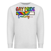 Oatmeal Heather gay pride loading lgbtq Premium Sweatshirt - texasbilliewilder