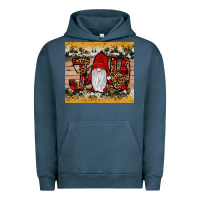 Pigment Midnight Navy gnome joy Urban Hoodie - JahusDesignShop