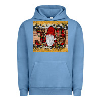 Pigment Pebble Blue gnome joy Urban Hoodie - JahusDesignShop