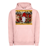 Pigment Salmon gnome joy Urban Hoodie - JahusDesignShop