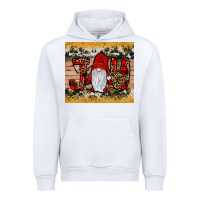 White gnome joy Urban Hoodie - JahusDesignShop