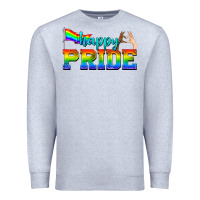 Heather Grey happy pride Premium Sweatshirt - texasbilliewilder