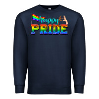 Navy happy pride Premium Sweatshirt - texasbilliewilder