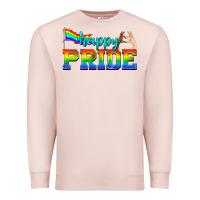 Pale Pink happy pride Premium Sweatshirt - texasbilliewilder