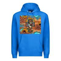 True Royal leopard cross sunflower Premium Hoodie - JahusDesignShop