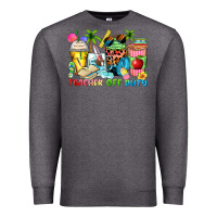 Charcoal Heather teacher off duty coffee cups Premium Sweatshirt - Zillion Design Studio
