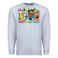 Heather Grey teacher off duty coffee cups Premium Sweatshirt - Zillion Design Studio